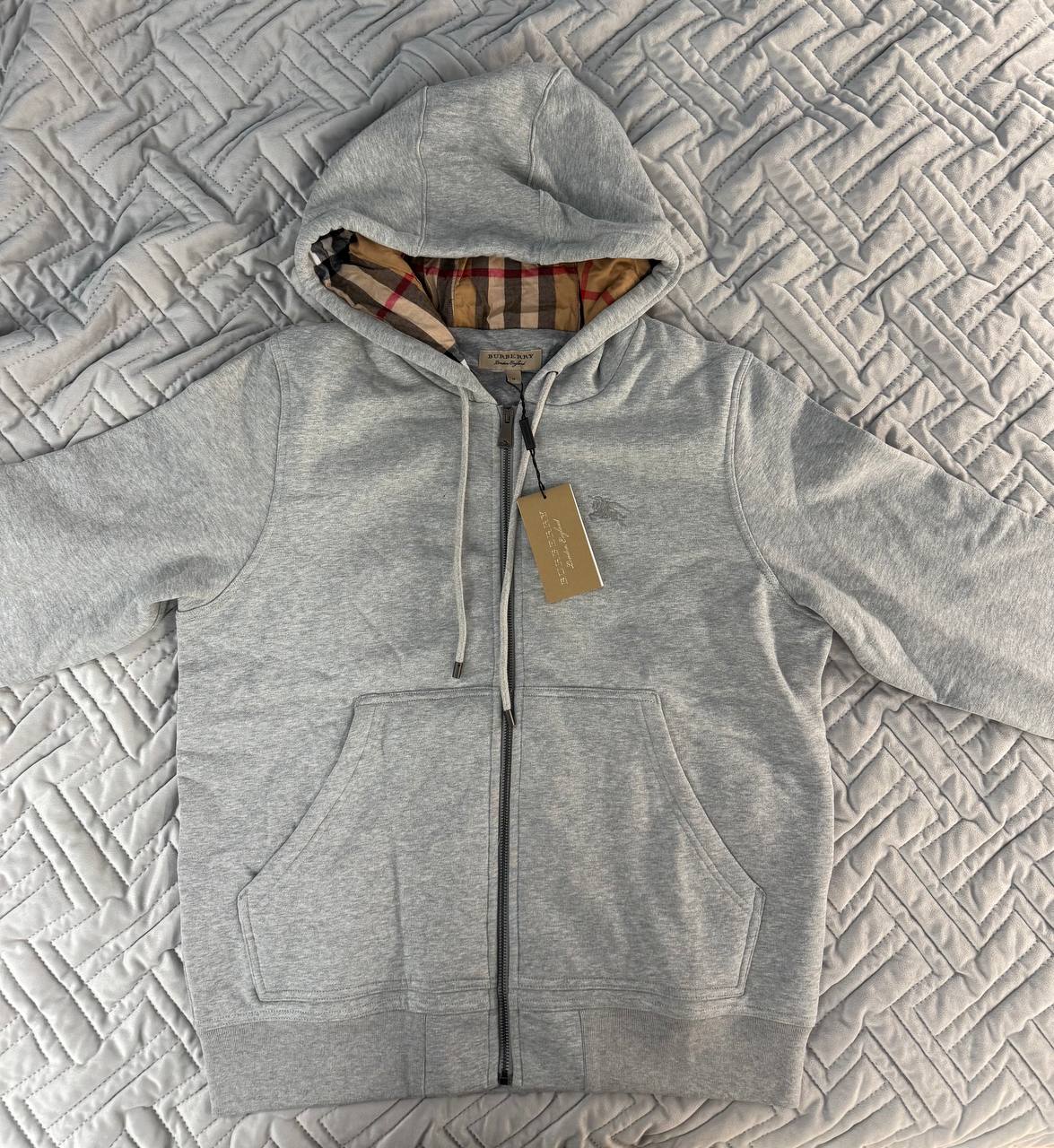 Burrbery Zip Hoodie